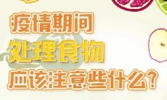 疫情期間，處理食物應(yīng)該注意些什么？
