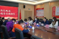 市德晟集團黨委委員、副總經(jīng)理周海林到市建工質(zhì)檢站公司調(diào)研指導工作